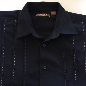 Cubavera Black Short Sleeve Shirt